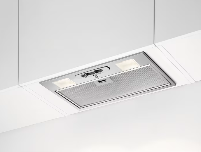 Electrolux Cappa Incasso Aspirante/Filtrante 52 cm LED Grigio Silver